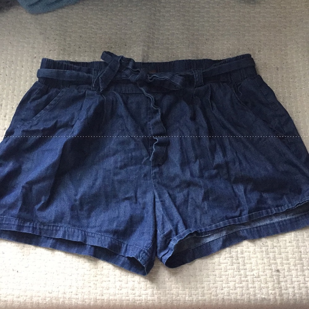 denim shorts